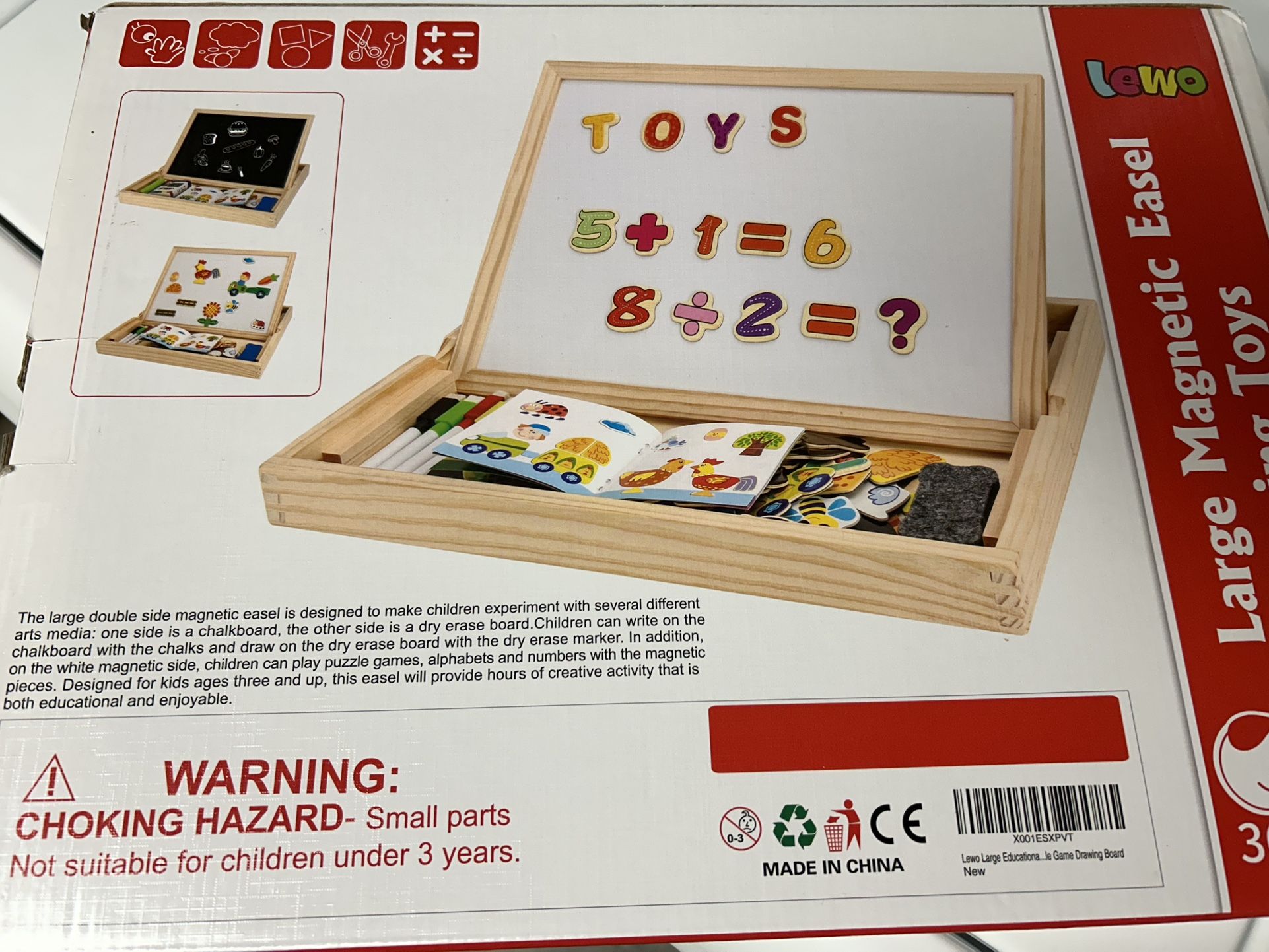 Magnetic easel new in box