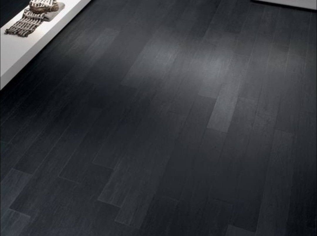 100% Waterproof Floor 0.99 / sqft. Black Color