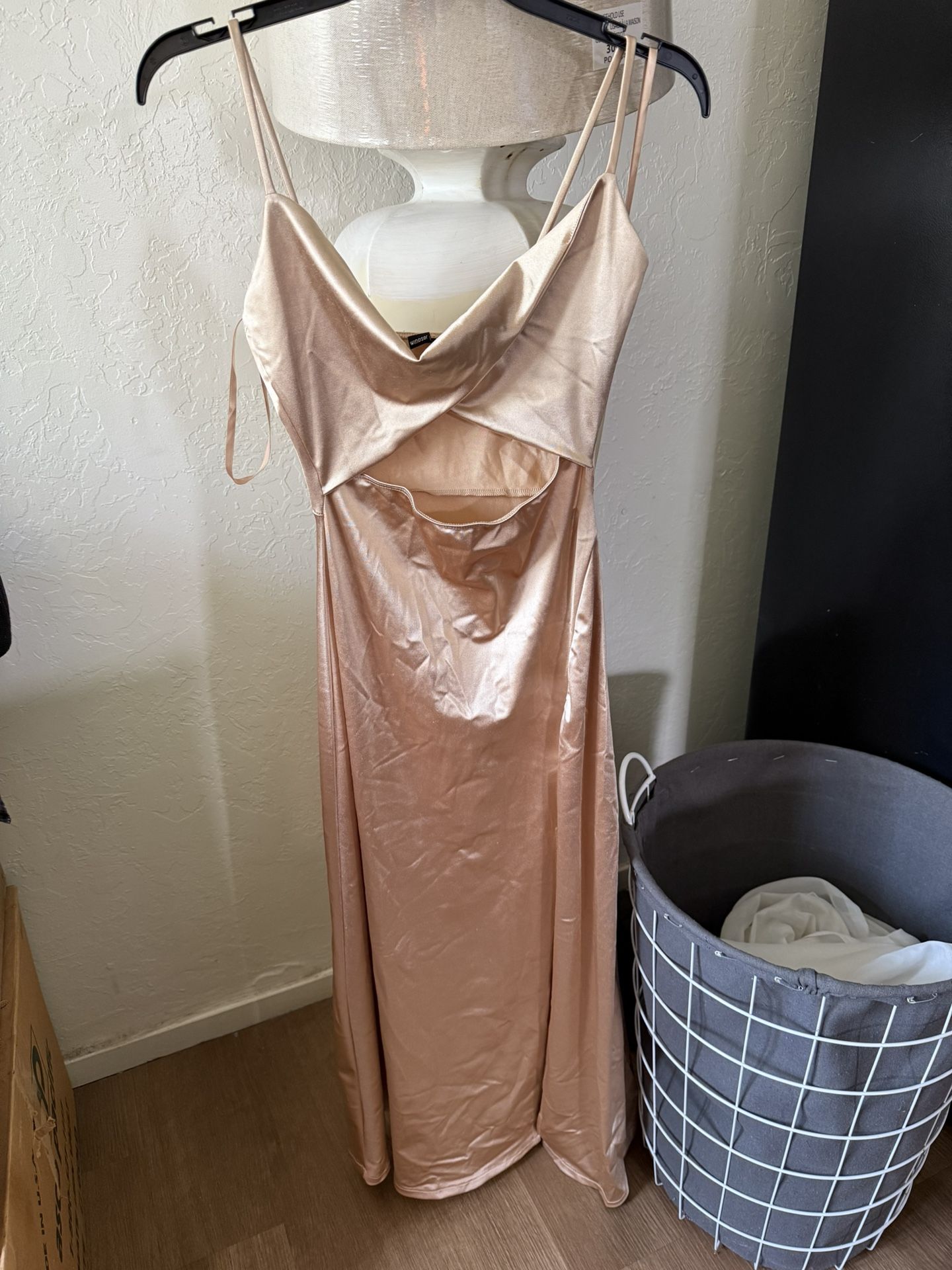 Long Gold Dress Size M