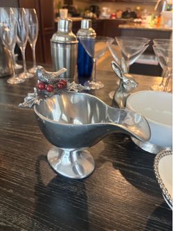 Holiday Silver Dishes