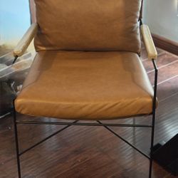 Faux Leather Chair