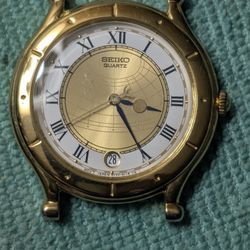 Seiko "Age of Discovery" Men's Vintage Gold Tone  Quartz 