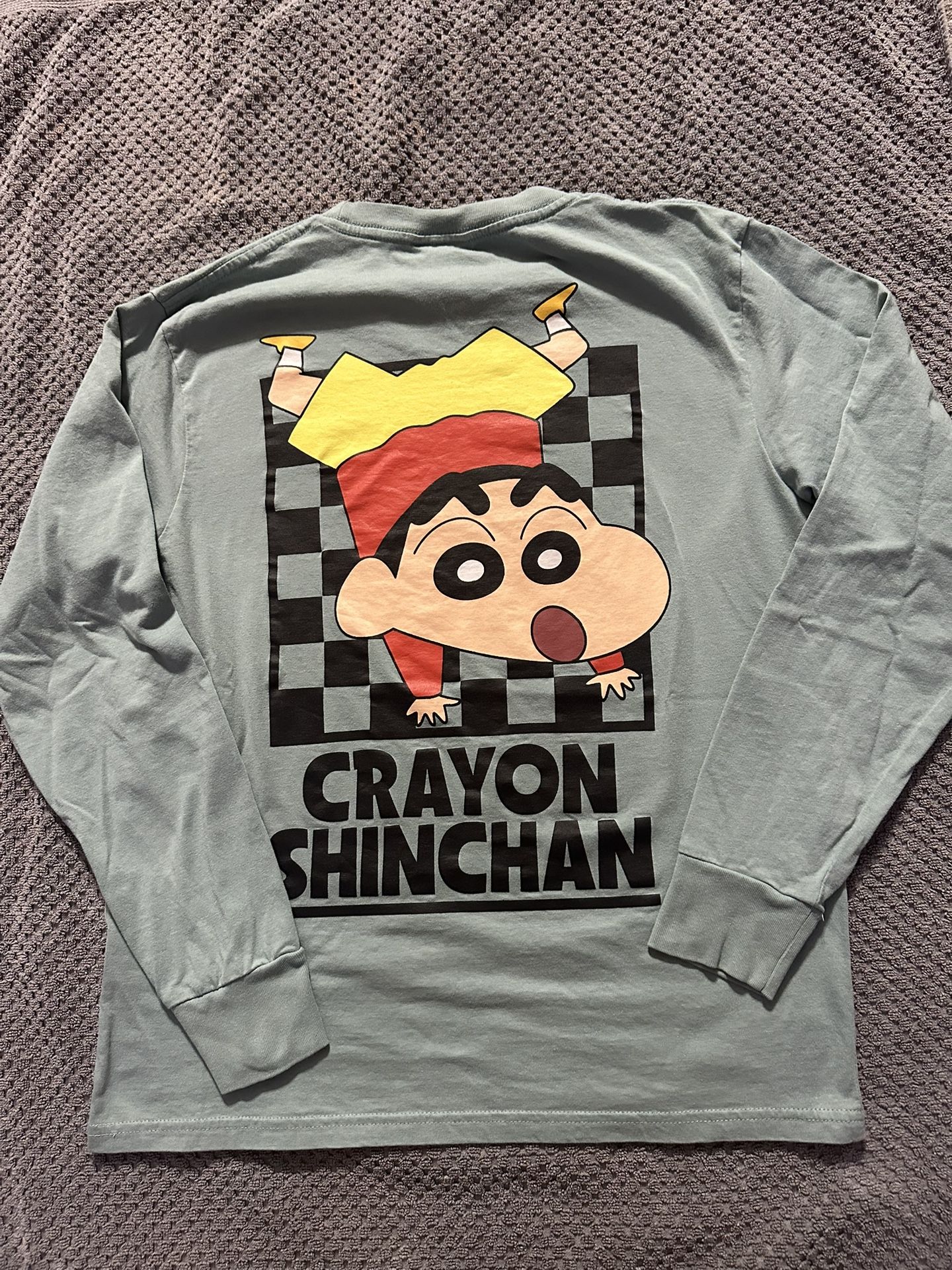 Small crayon shin chan men long sleeve shirt