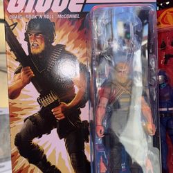 G.I. Joe Classified Series Retro Cardback Craig “Rock ’N Roll” McConnel, Collectible 6 Inch Action Figure with 9 Accessories