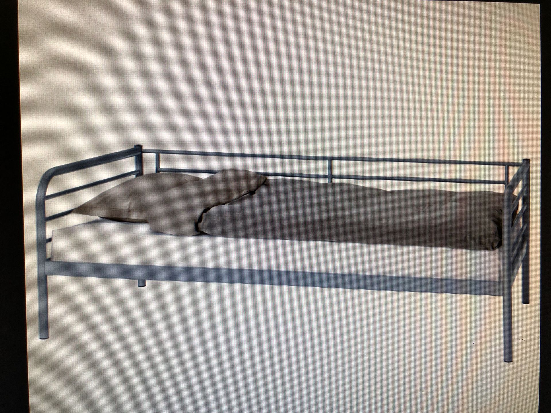 IKEA Svarta Twin Metal Bed Frame w/Luroy Base