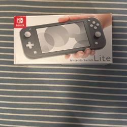 Nintendo Switch Lite Grey New In Box 