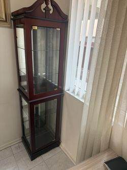 Curio Display Cabinet With Light