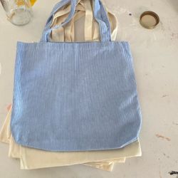 Blue Tote Bag