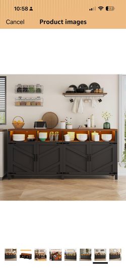 knoworld 63'' Buffet Sideboard