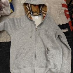 Grey Burberry Hoodie For Trade/sell