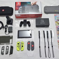 Brand New Nintendo Switch - Accessories & Games