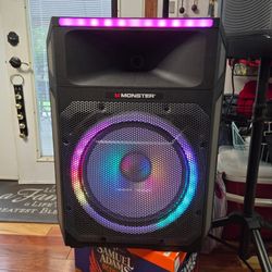 Monster Bluetooth Speaker With Karaoke 