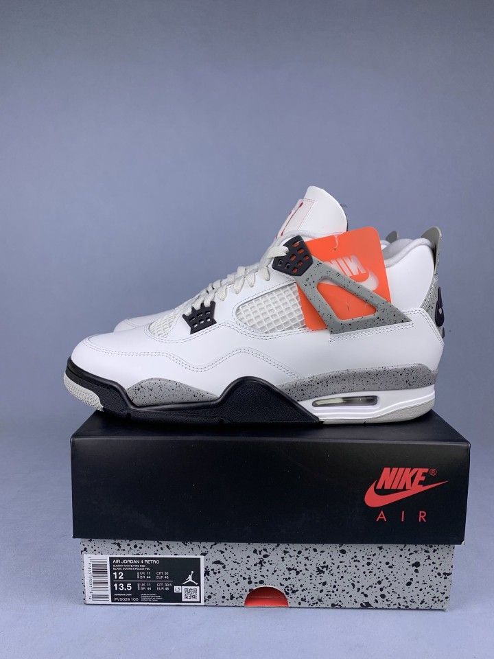 Air jordan 4s white cement more colors available