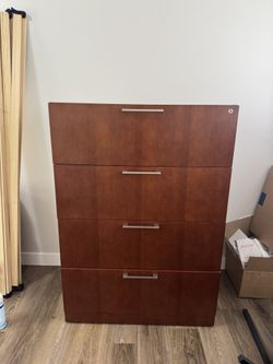 Wooden File Cabinet