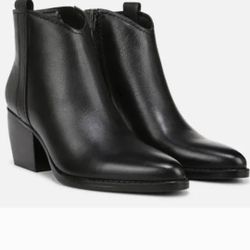 Naturalizer Fairmont Black Leather Womens boots Booties