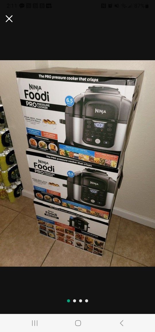 Ninja Foodi Pro Cooker Pressure Cooker/air Fryer for Sale in Indiantown, FL  - OfferUp