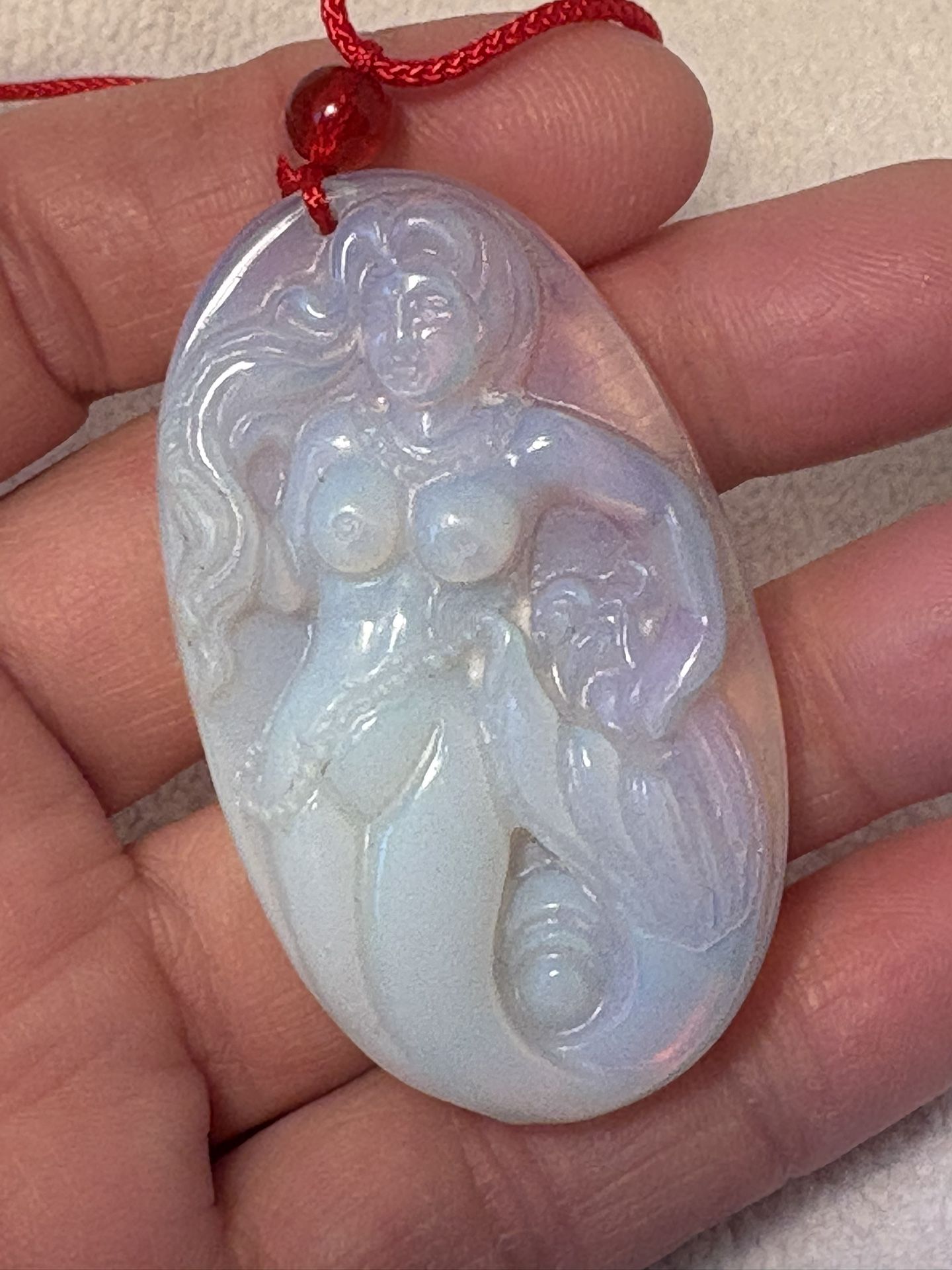 MERMAID PENDANT Adjustable Cord NECKLACE