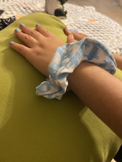 Custom hair scrunchie Dior