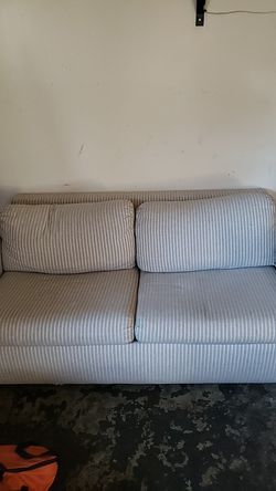 Couch with a full size pull out bed