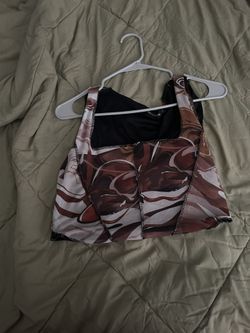 Brown Crop Top