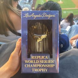 Replica Dodgers World Series Trophy
