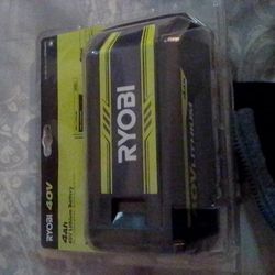 Ryobi Battery 40v Brand New 