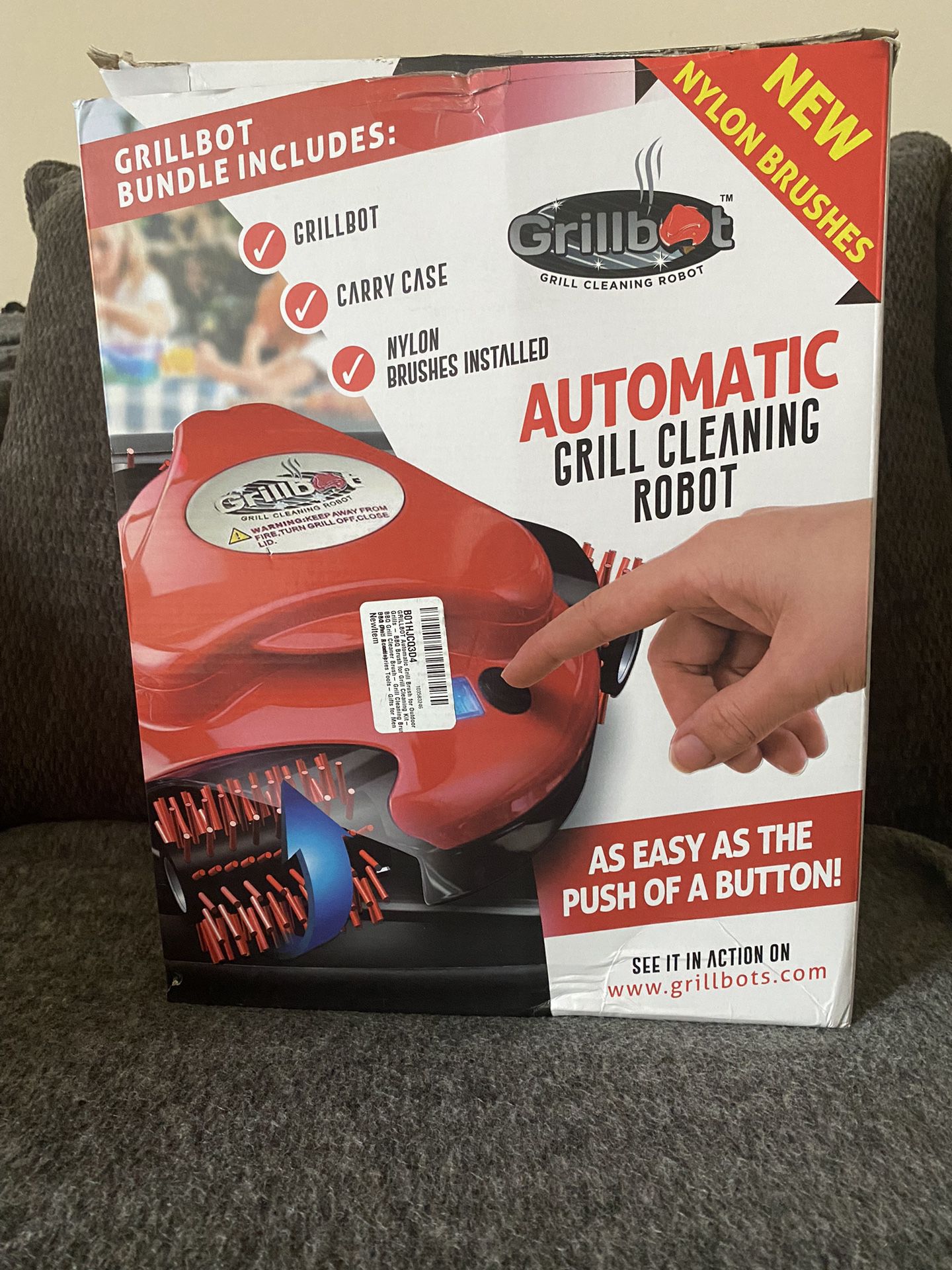 Grillbot Automatic Grill Cleaning Robot with Nylon Brushes - BBQ Grill  Cleaner - for Sale in Bakersfield, CA - OfferUp