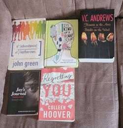 Lot of 5 Young Adult and Fiction Books
