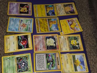 Pokeman cards shadowless and other cards