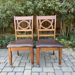 Ashley Furniture North Shore Wood Dining Chairs 
