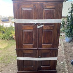 Solid Wood Armoire 