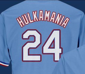 Hulk Hogan XL Baseball Jersey Real American Hulkamania Shirt