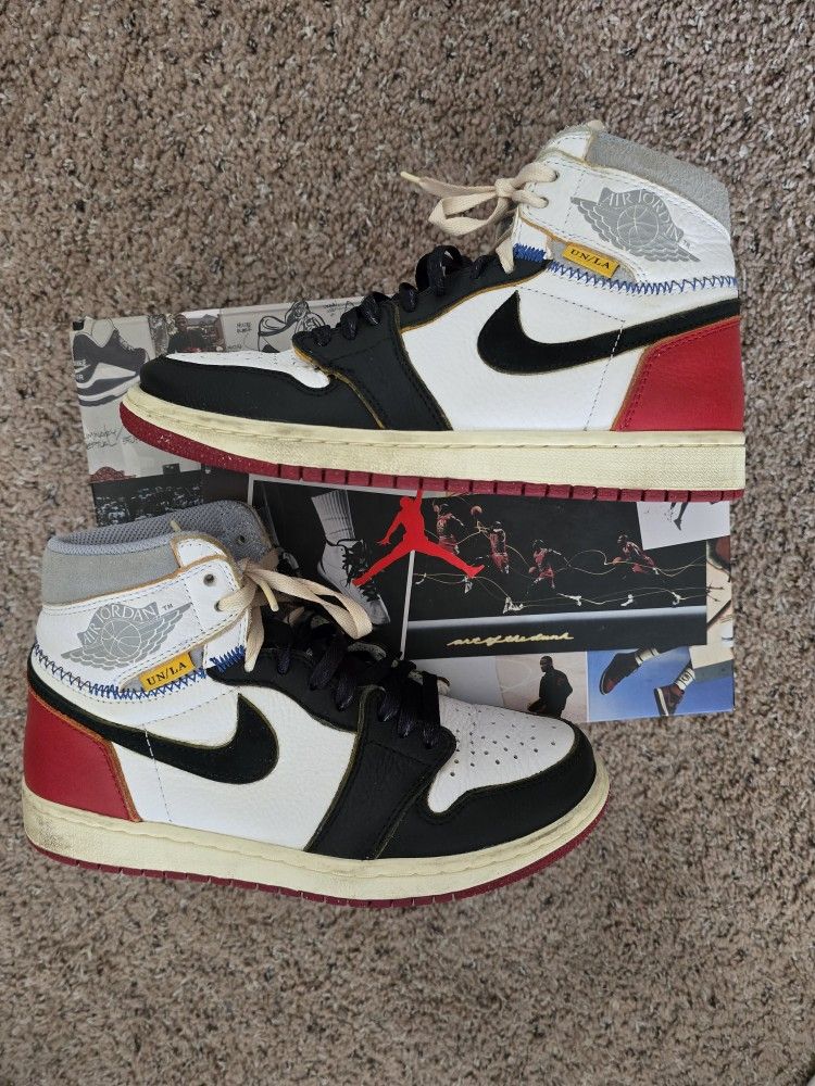 Jordan 1 Union Black Toe Size 7.5
