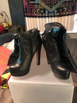 Womens Black High Heel Stilletos