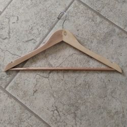 Wooden Clothes Hangers - 45 total