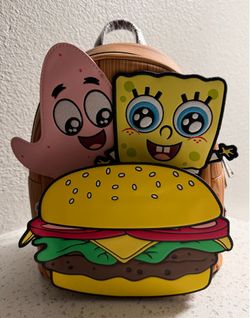 Loungefly Spongebob Squarepants Krabby Patty Bag