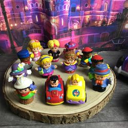 Fisher Price Little People Figures Lot Of 13 