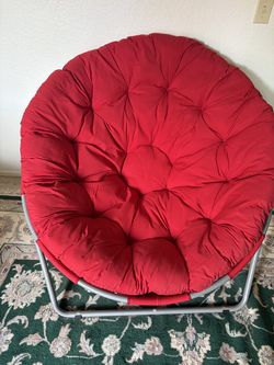 Red comfy chair