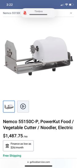 Commercial food cutter