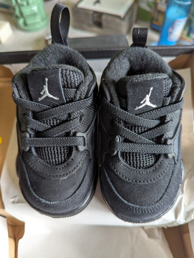 Jordan Black Cat Toddler's Sneakers