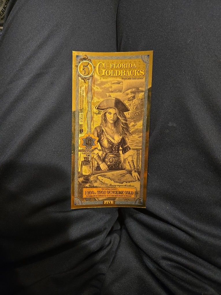 5 Floridia Gold Back