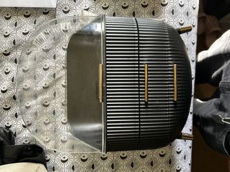 Makeup Organizer with Transparent Lid and 2 Drawers