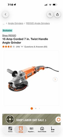 RIDGID .  Grinder