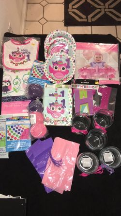 1st Birthday Owl Decorations