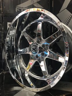 XTREME FORCE WHEELS!! 22x12” CHROME FIRS FORD f-150 6 LUGS!!!