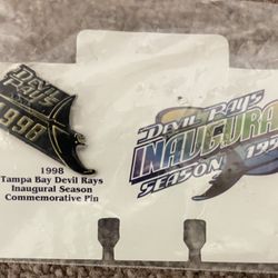 Tampa Bay Devil Rays Inaugural Season Pin