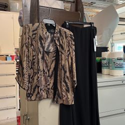 Brand New Women’s Top, Jacket And Skirt 