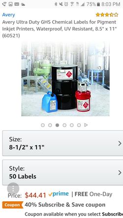 weatherproof labels for metal or plastic containers