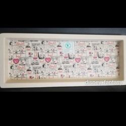 Peanuts Gang Snoopy Charlie Brown Bamboo Fibre Tray Plate Comic Strip Heart Love