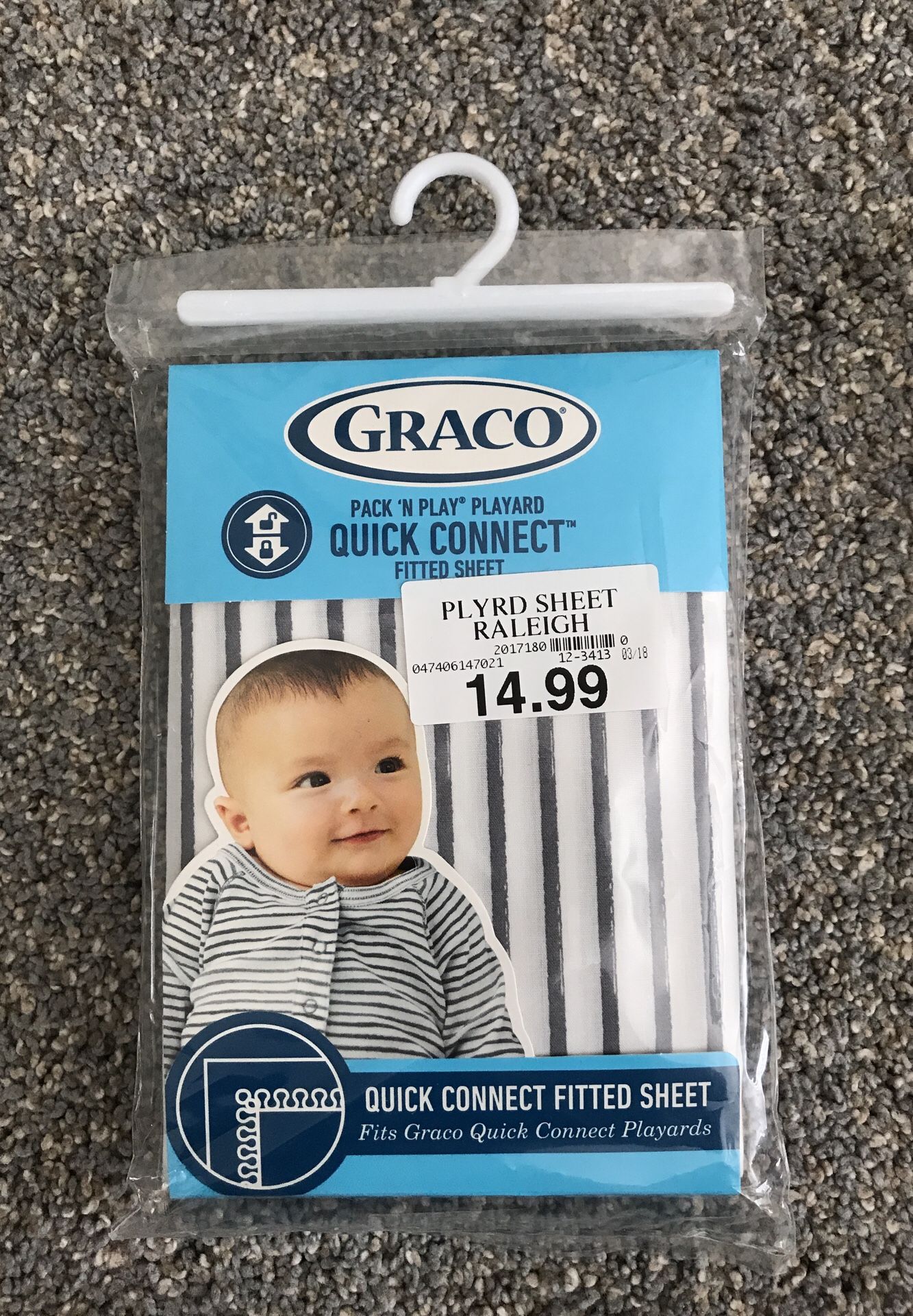 Graco Pack N’ Play Playard Quick Connect Fitted Sheets - $8 each